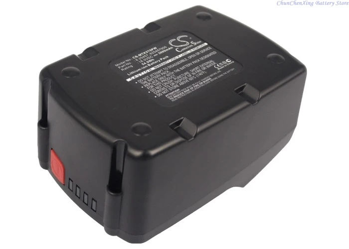 18.0V 3000mAh/6000mAh PowerTools Battery for Starmix L18V TOP,ISC M 36-18V,For Collomix Xo 10 NC,PRO HT,For Eibenstock EPG 400 A