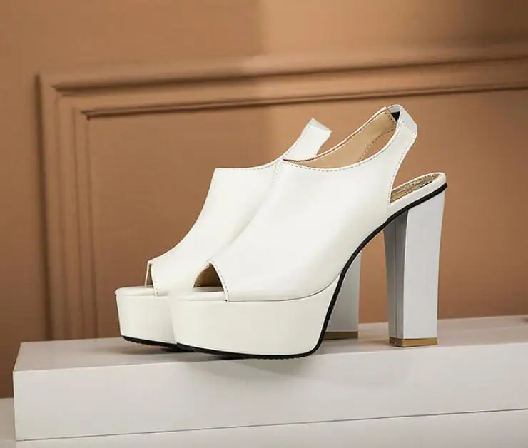 Oversize Large size Big Size Simple high-heeled sandals high heels sandals women shoes woman summer ladies