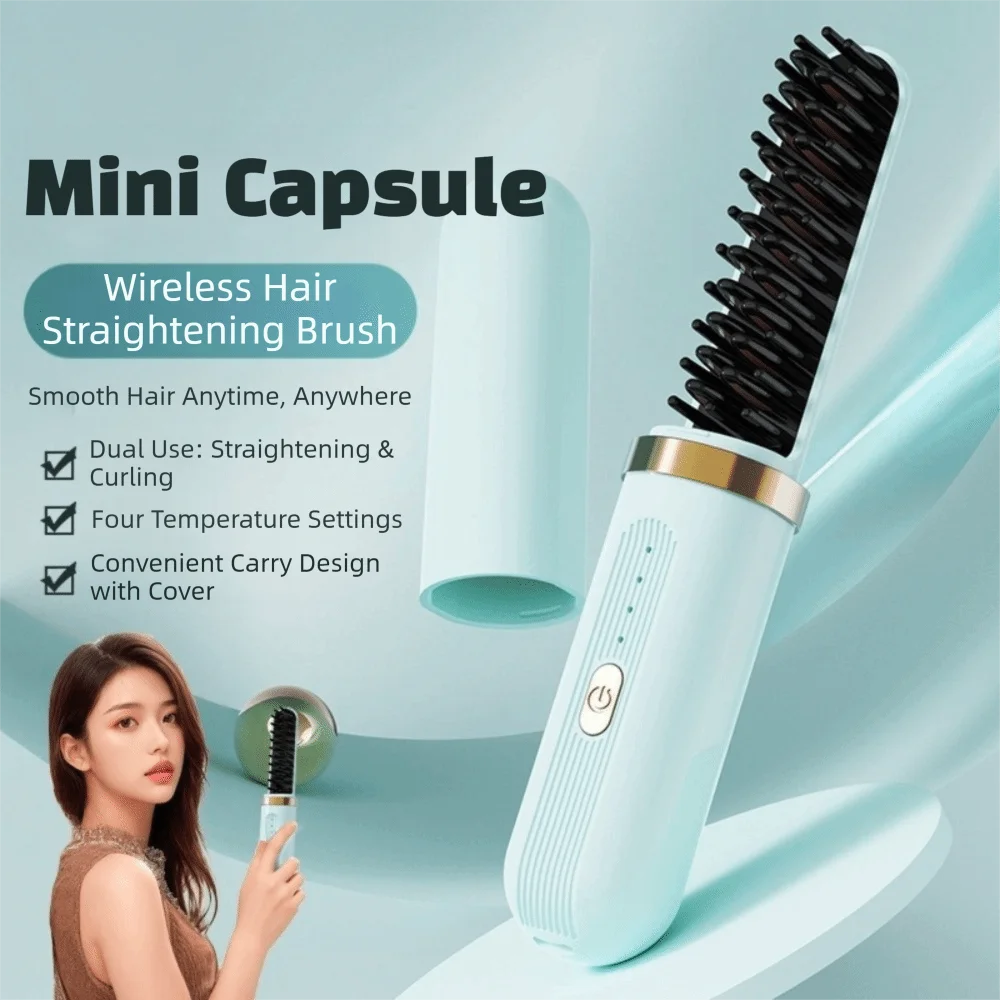 escova-alisadora-de-cabelo-sem-fio-37v-2000mah-recarregavel-anti-queimaduras-para-cabelo-molhado-e-seco-4-temperaturas-ajustaveis