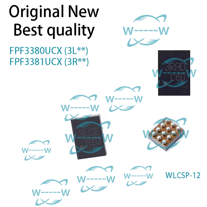 (2-30 PCS)NEW FPF3380UCX 3L FPF3381UCX 3R FPF3380 FPF3381 WLCSP-12 IC CHIP