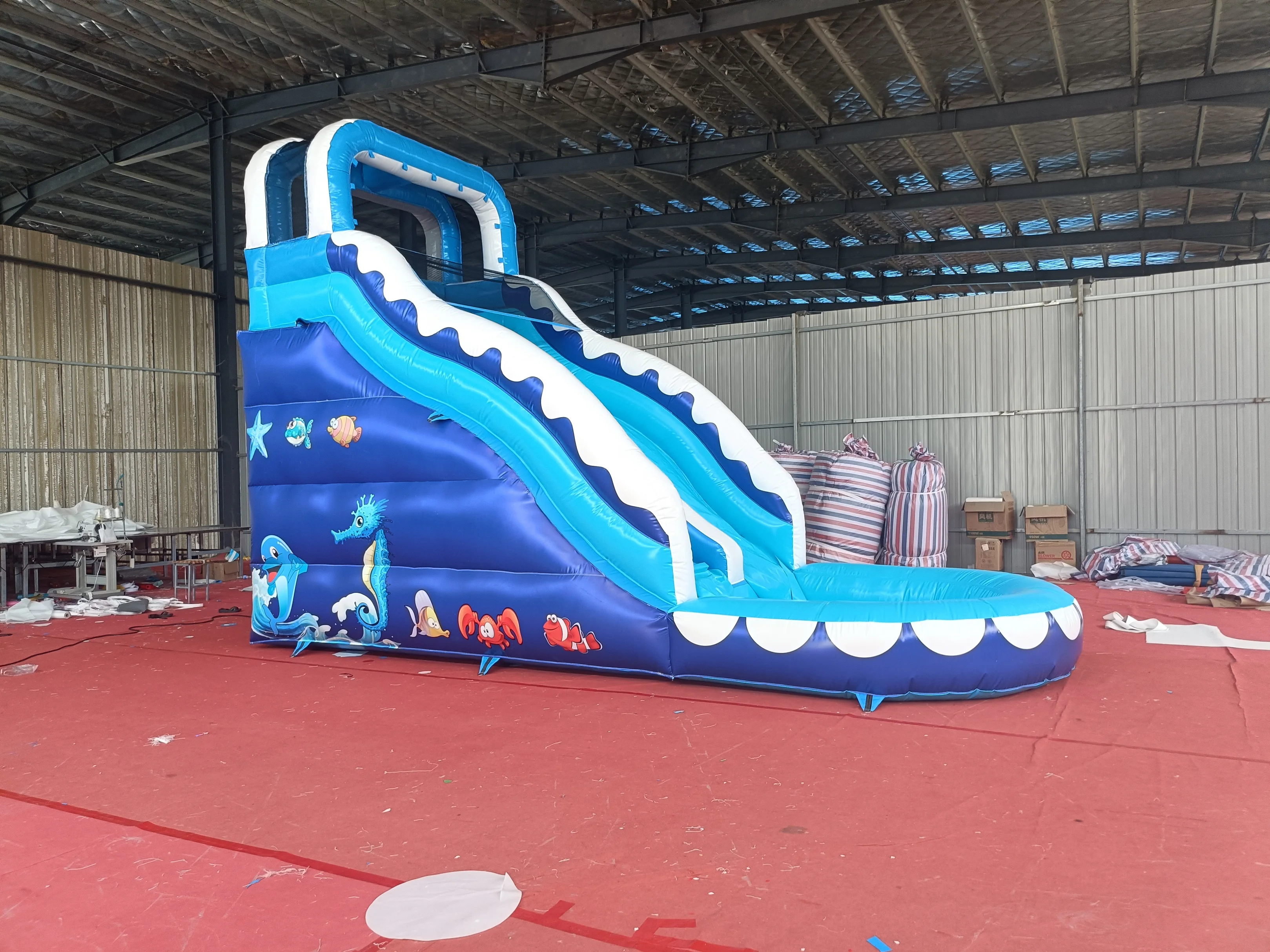 Commercial High Quality PVC Inflatable Bounce House 3*7*5m Indoor/Outdoor for Adults and Kids 10-Person Capacity