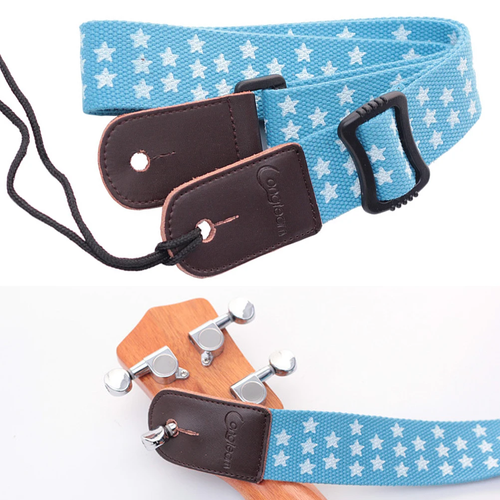 

Ukulele Strap Durable Head Adjustable Bass Guitar Cotton Strong Top-class Suitable Musical Instruments