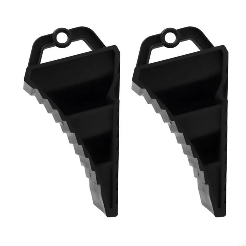 D5BE Wheel Block For Secure Parking Weather Resistant Design Light Weight Vehicle Accessory Wheel Stopper