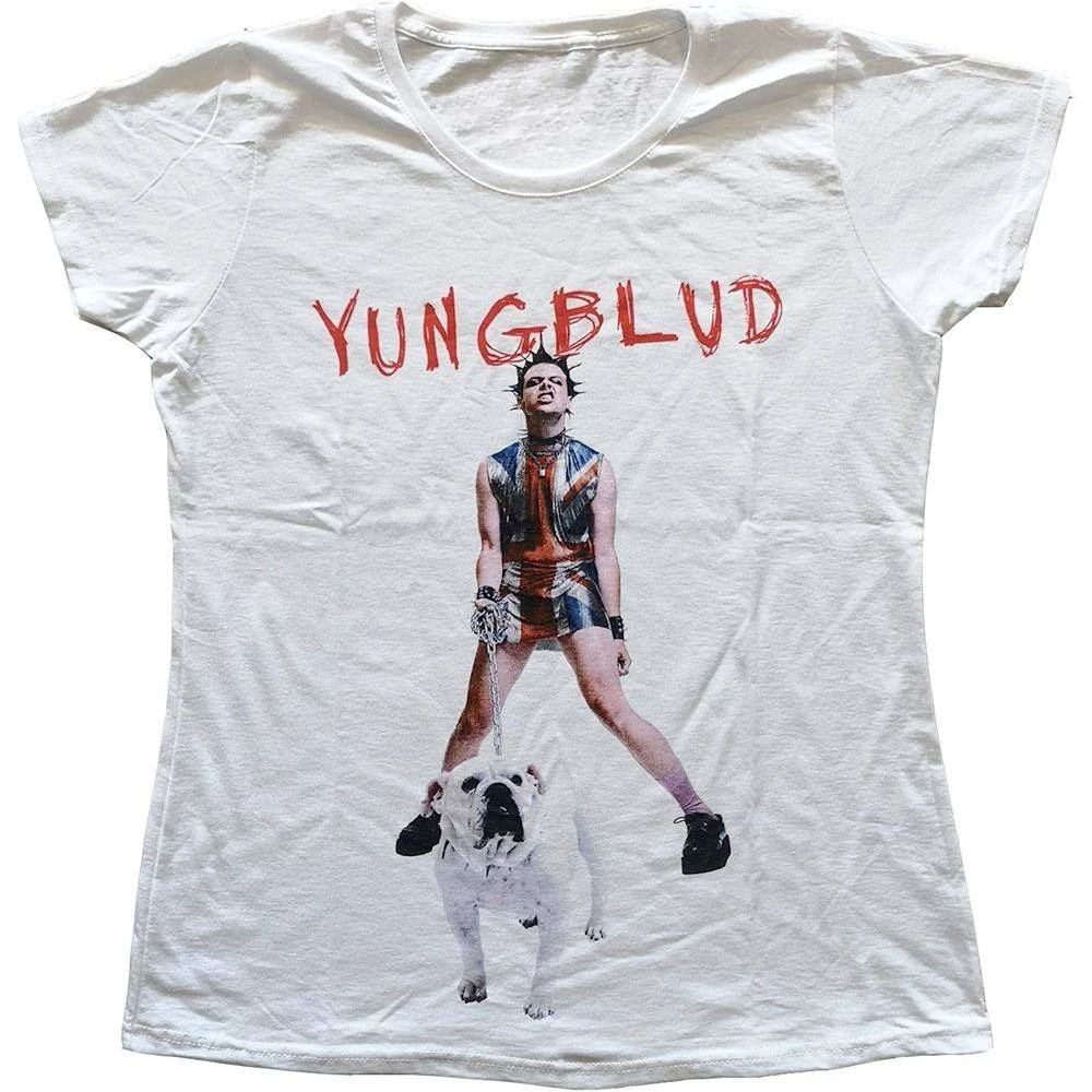 

Yungblud Клубника Губная помада Женский узор с принтом Летние элитные брендовые хлопковые мужские и женские футболки с короткими рукавами