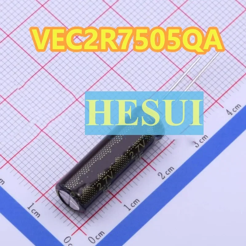 VEC2R7505QA 2R7505 2.7V 5F -10%~+30% supercapacitor original