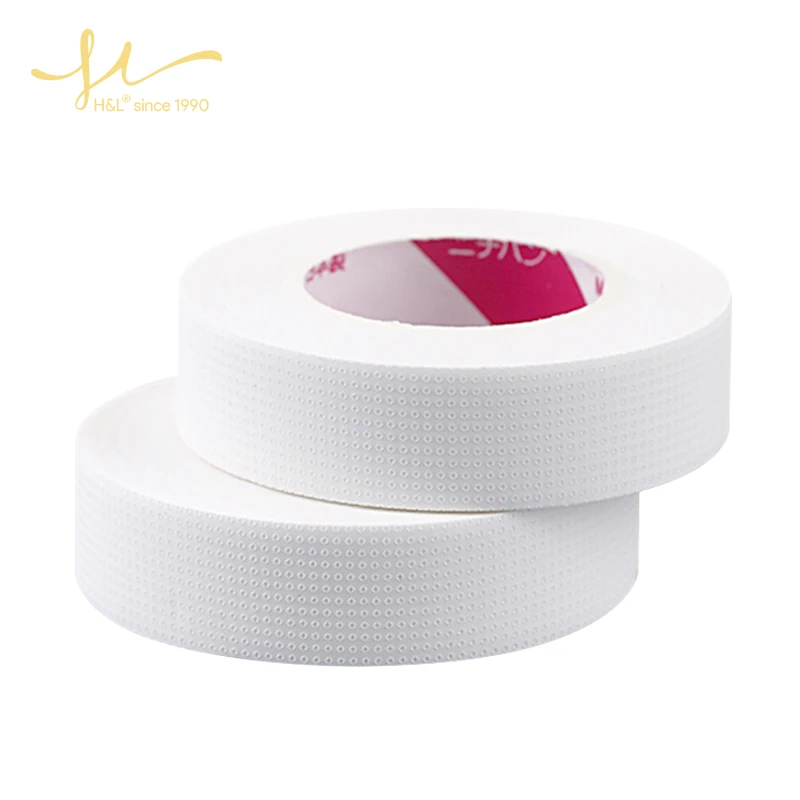 

6 Rolls gentle soft Tape for Eyelash Extension White breathable hole design Easy to tear No harm to hands False eyelash tape