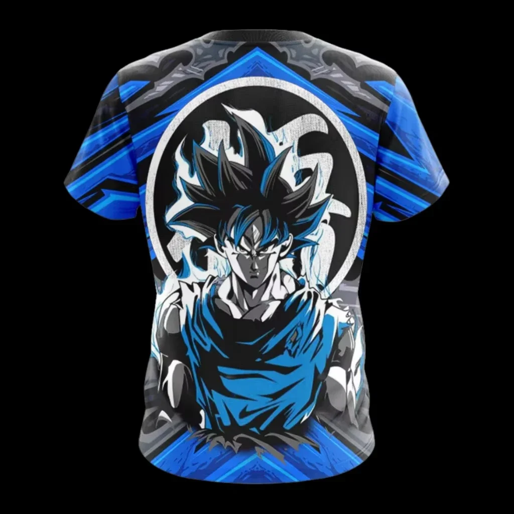 2026 Summer Dragon Ball T-Shirt 3D Print Goku Ultra Instinct Oversized Loose Breathable Gym Streetwear Unisex for Adults Kids -