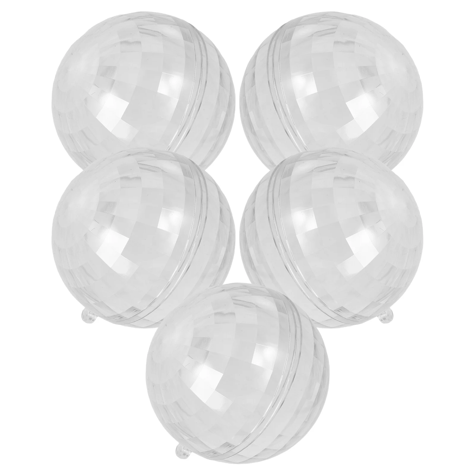 

5Pcs Clear Disco Ball Candy Boxes Hanging Party Favors Decorative Wedding Birthday Celebrations Multifunctional Use