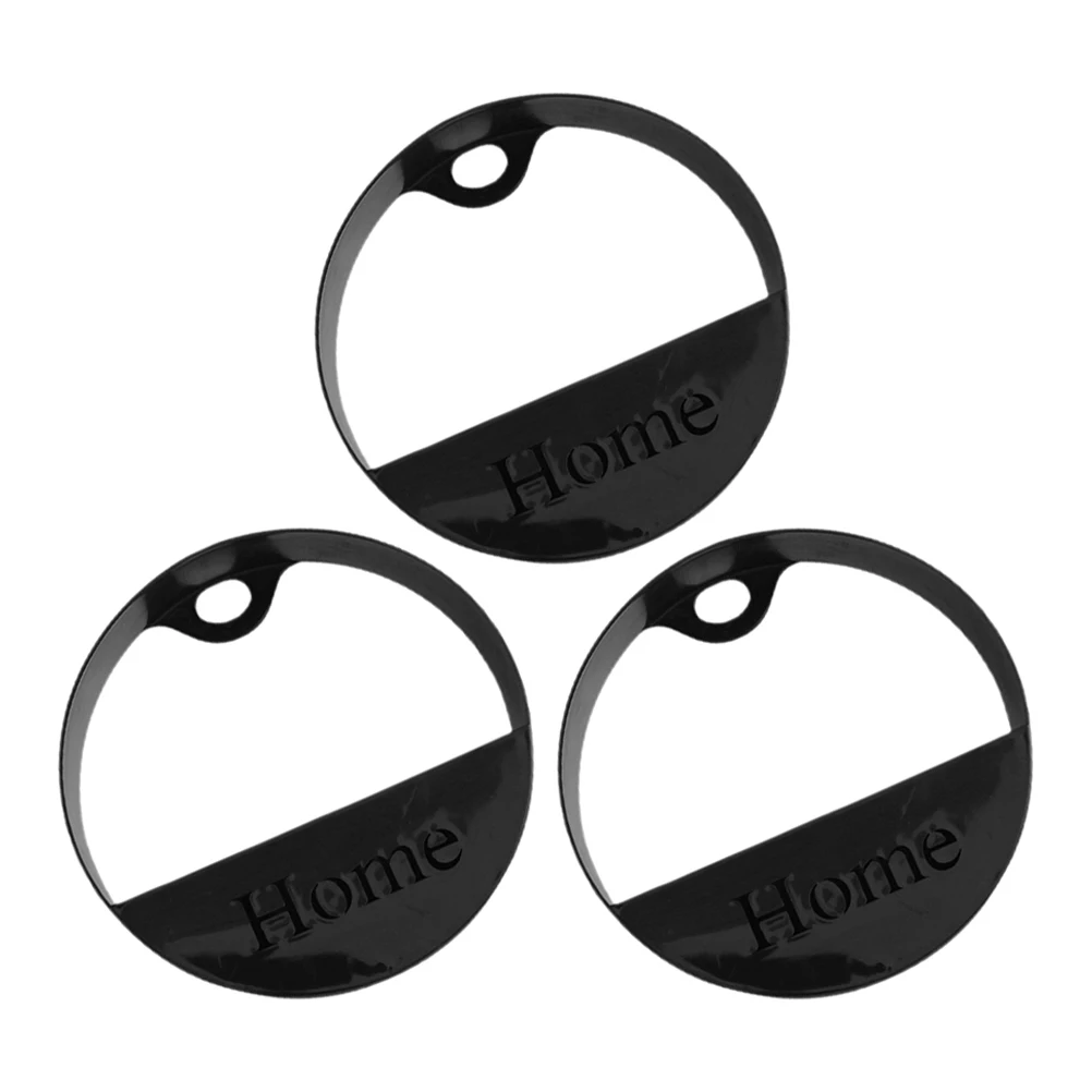 

3Pcs Hanging Baskets Wall Planter Thickened Plastic Round Vase for Indoor Outdoor Succulent Plants Balcony Fence Decor