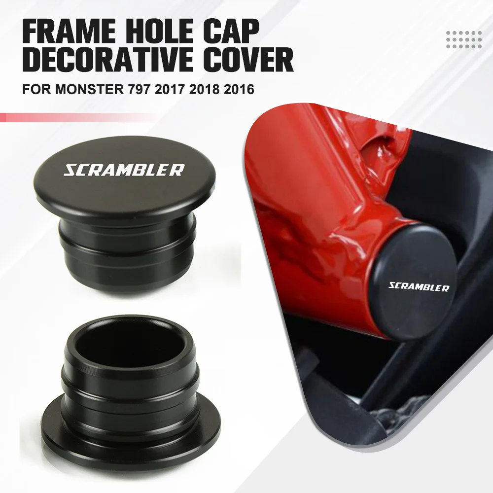 

FOR Ducati Desert Sled/Scrambler Icon/Sixty2 2015-2017 2018 Motorcycle Frame Plug Cap Frame Hole Cover/Plug Kit/Swing Arm Hole