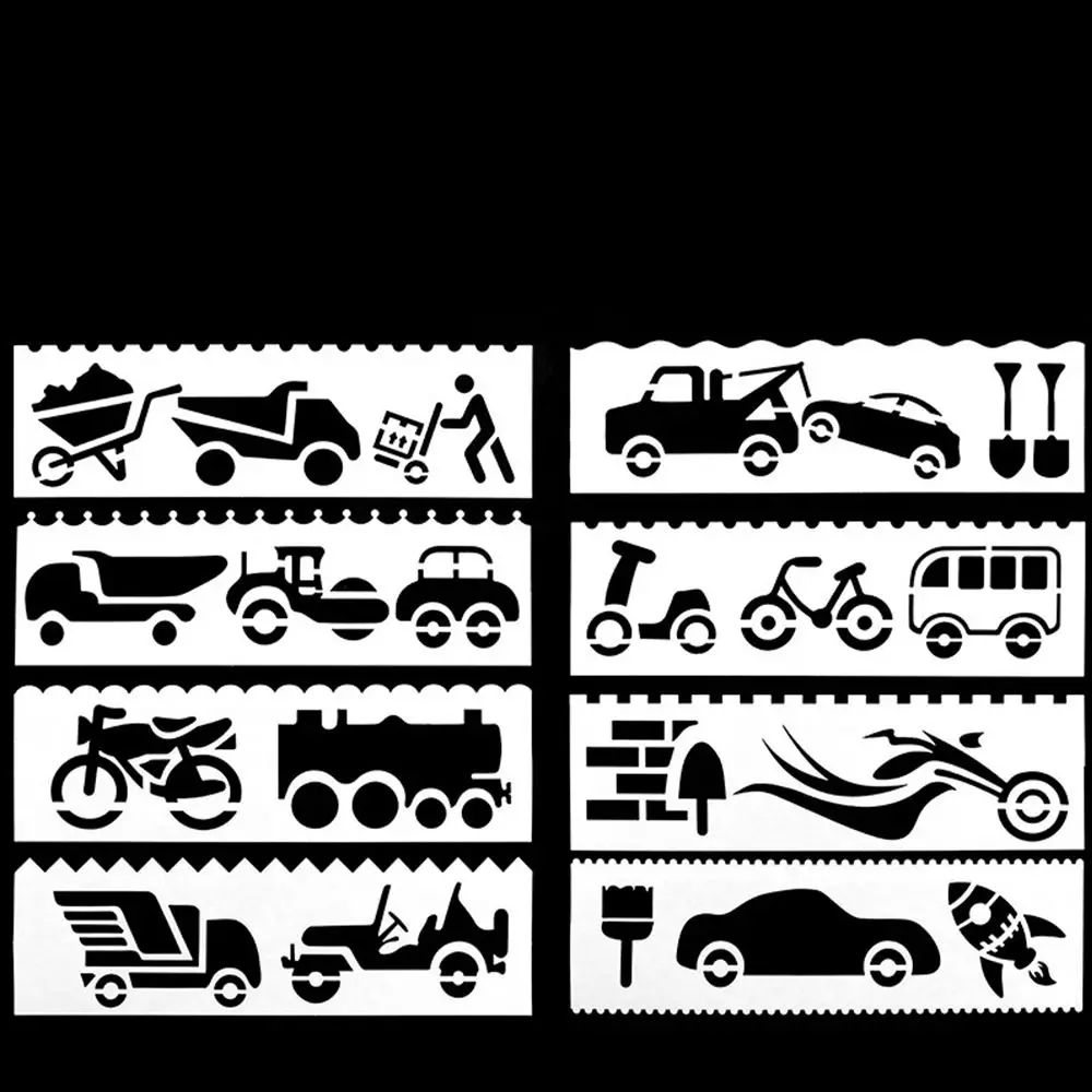 

Hollowed Photo Album Hand Painted Scrapbooking Painting Tools Drawing Templates Drawing Stencils Letter Stencil DIY Template