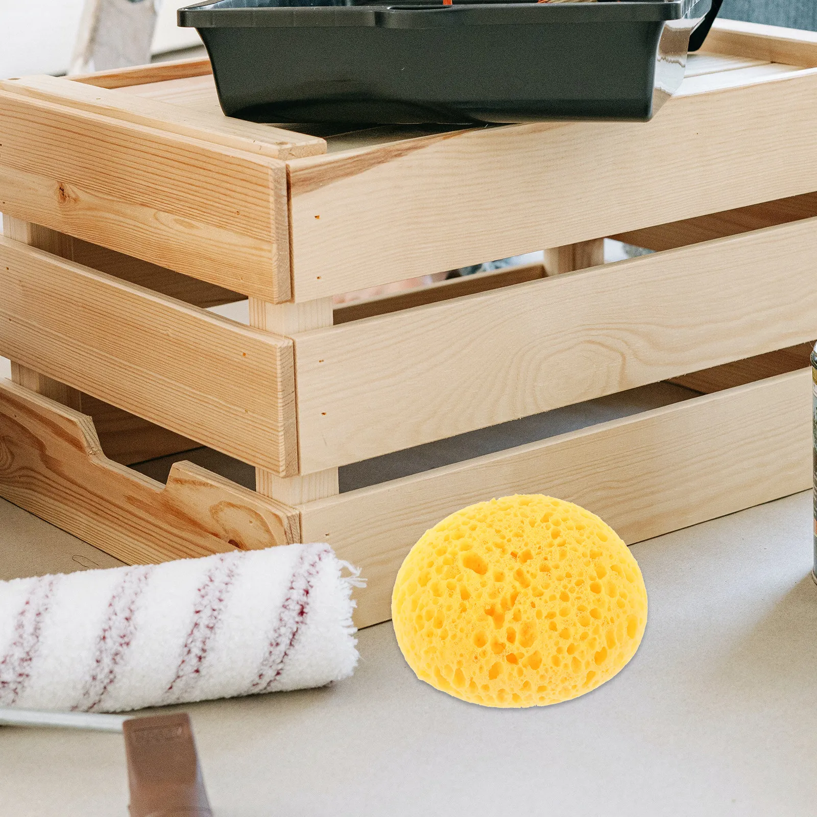 2Pcs Texture Sponge Drywall Wall Sticker Small Compact Sponge for Wall Repair Ceiling Patch Texture Painting Drywall Tools