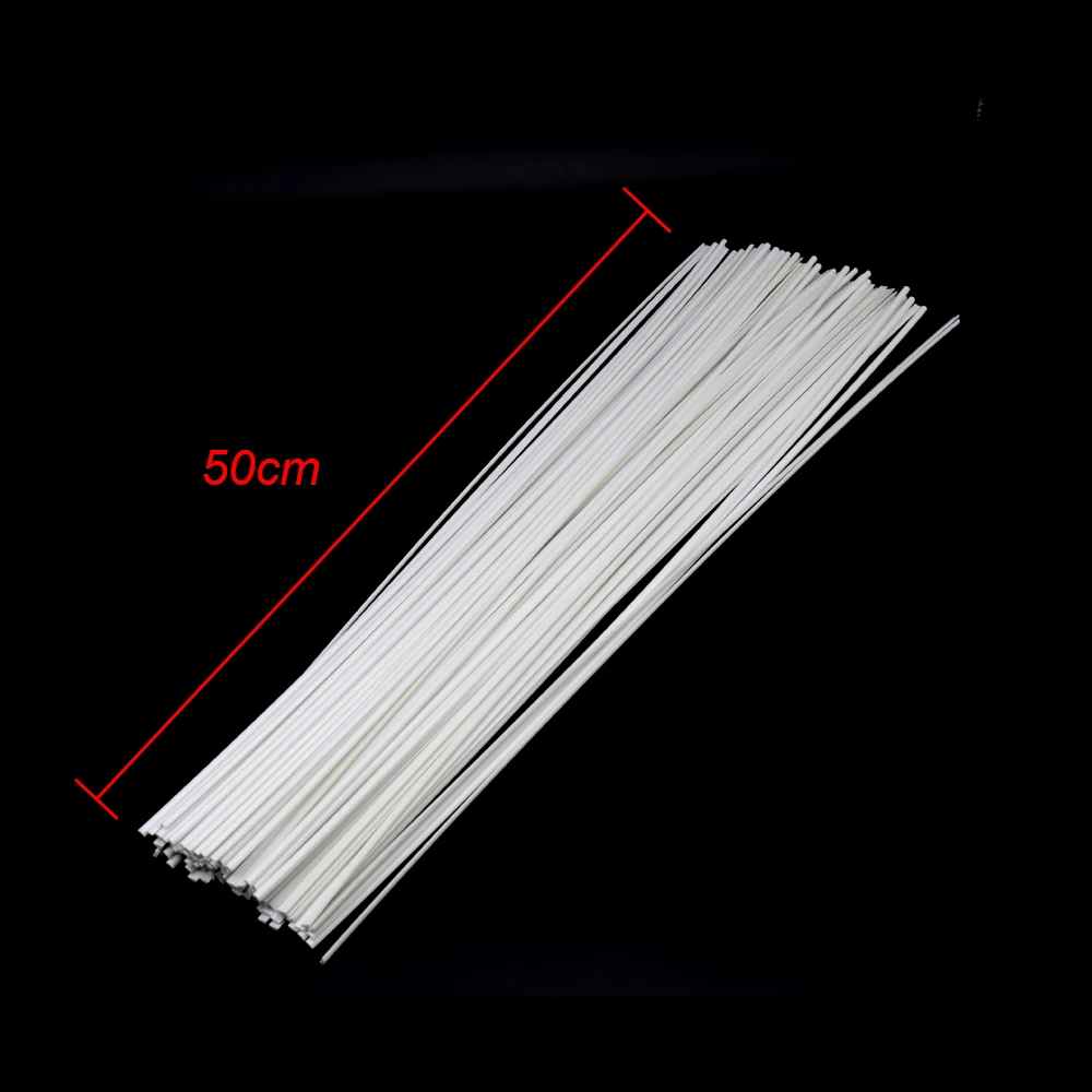 10 Pcs Solid Semicircle Bar 500mm Long 4mm ABS Plastic Rod DIY White Materials Figure Handmade Sand Table Diorama