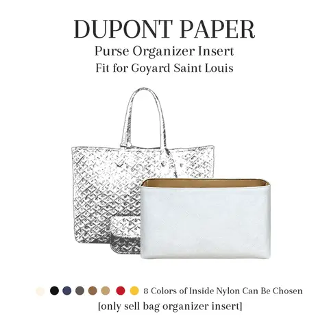 Goyard Saint Louis 전용 지갑 정리함, Dupont 종이 지퍼, 내부 라이너 지갑 보관 가방, 정리함 가방 내부