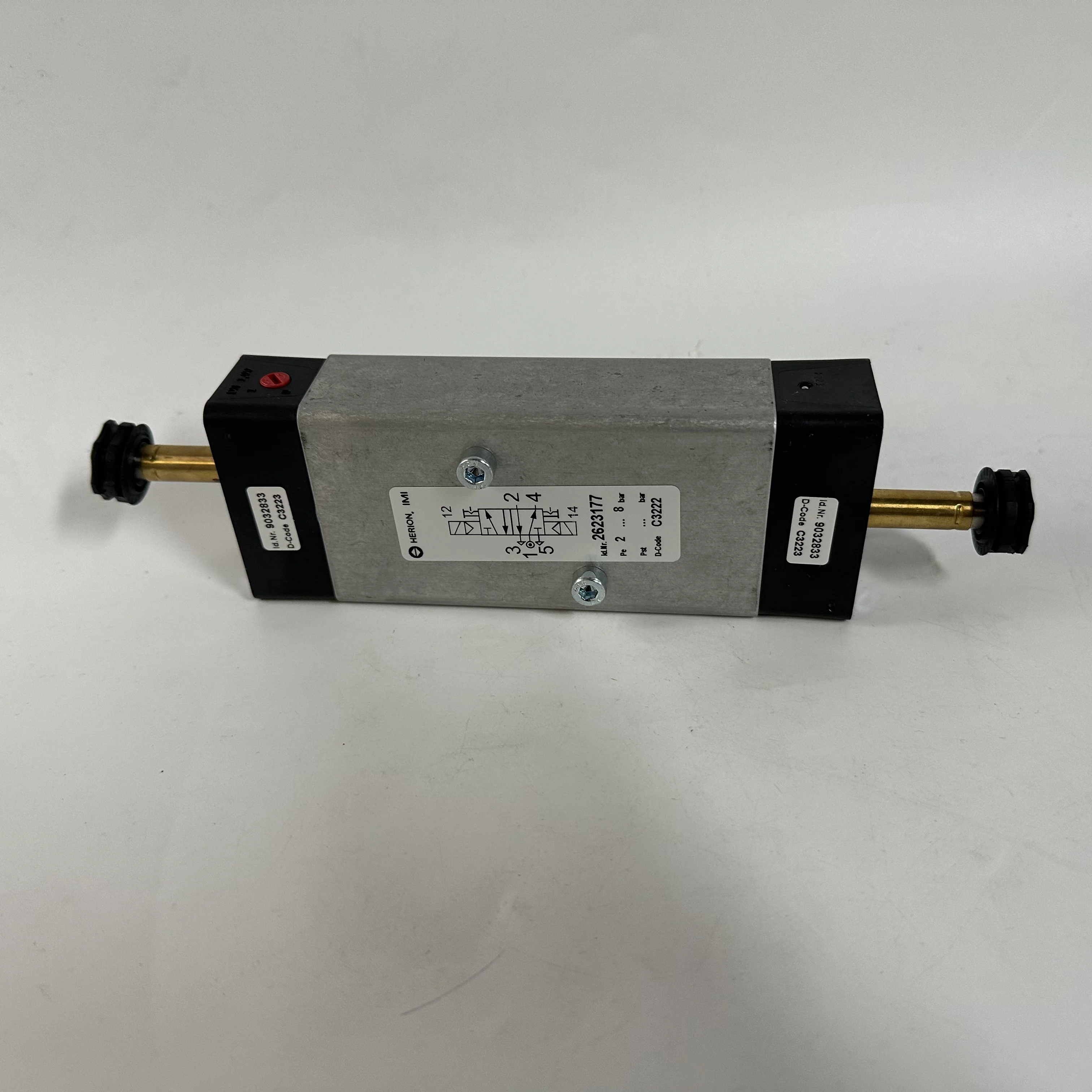 

Brand New Original Genuine HERION IMI Solenoid Actuated NAMUR Valve 2623177