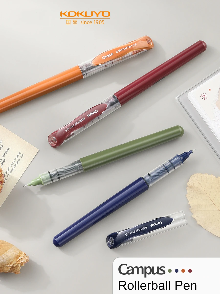 KOKUYO Campus Rollerball Pen Gel Pen Vintage Colored Ink high-capacity 0.5mm