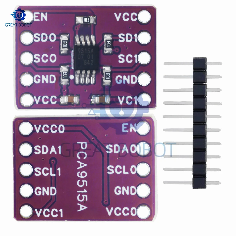 CJMCU‑9515 PCA9515A I2C Bus Repeater Module, 5V 2CH Bidirectional Signal Amplifier Board for Electronic DIY Projects