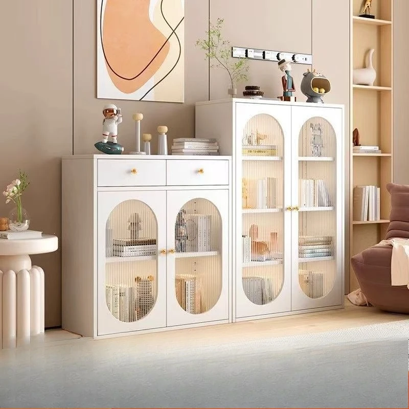 Wrought iron side cabinet with drawers Wine Steel side Wine cabinet Sunshine board Living room locker Kitchen st