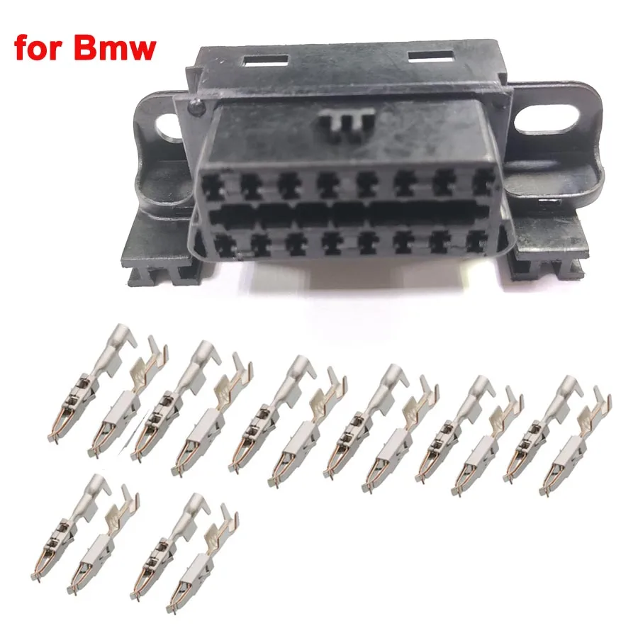 OBD2 16PIN Adapter Female Connector with Terminal for Audi for BMW J1962F Socket OBD Plug Needle Insert Honda/Toyota/Citroen image 3