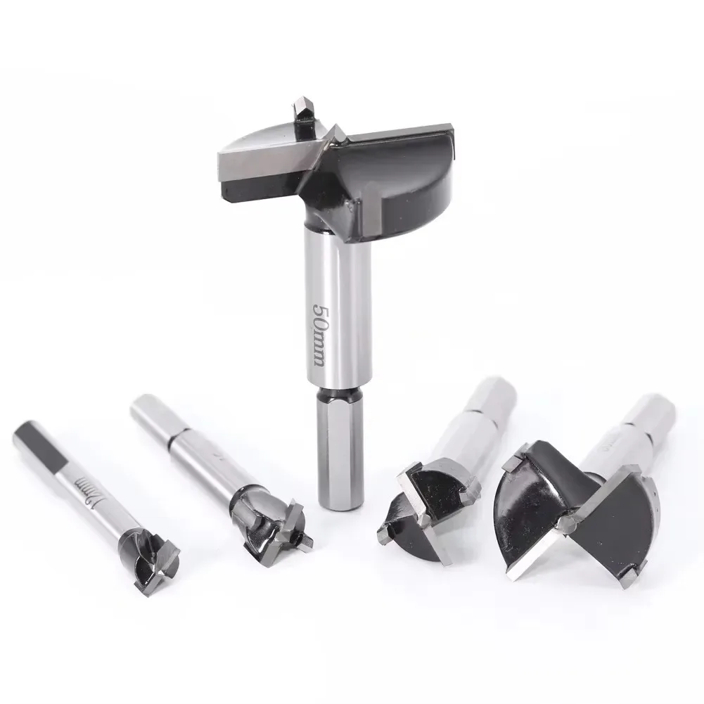 

1PC 25mm-53mm Triangular Handle Woodworking Hole Opener Hole Saw Cutter Hinge Boring Drill Bits Round Shank Carbide