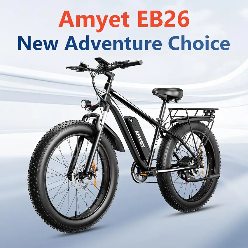 AMYET EB26 Electric Bike for Adults 1000W Electric Bicycle 48V 15AH E Bike 26