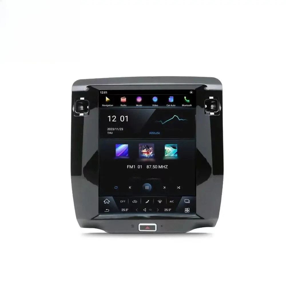 RoadNavi Custom Android 13 Portable HD Car Radio for Quattroporte 2013-2017 for GPS WiFi 4G DSP CarPlay 360