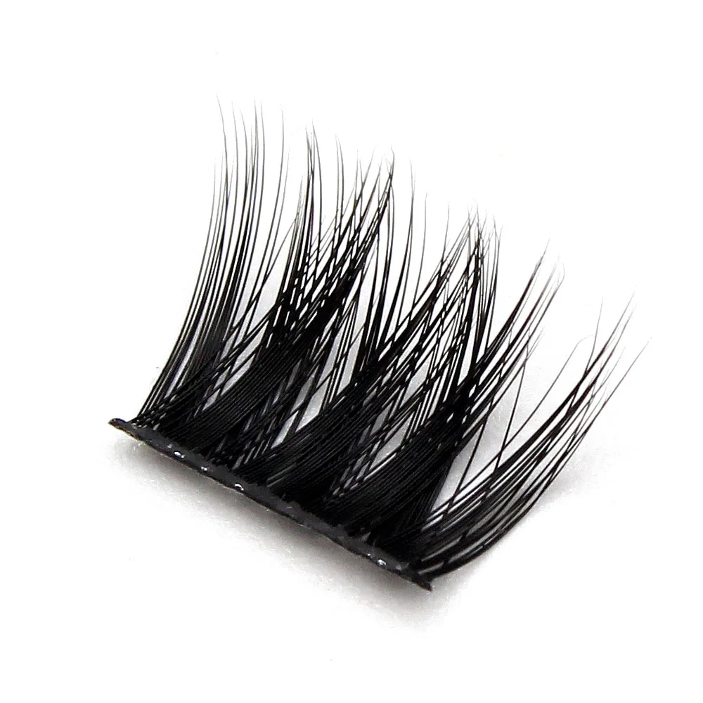 New Russian 3D fluffy natural segmented eyelashes bundle false extension eyelashes DIY natural independent eyelashes makeup tool