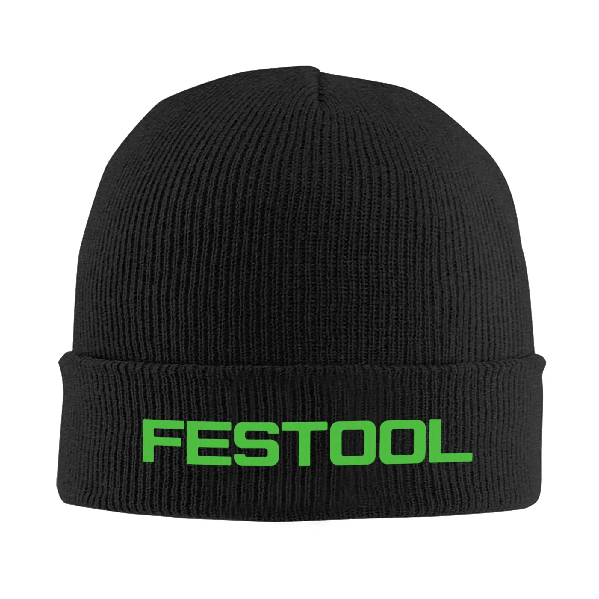 Custom Festools Power Tool Bonnet Hat Hip Hop Knitting Hat Men Women Unisex  Winter Warm Skullies Beanies Caps