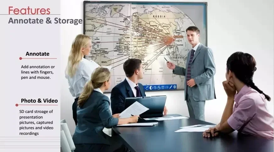 2024 câmera de documentos de sala de aula interativa off-line apresentador visual visualizador portátil