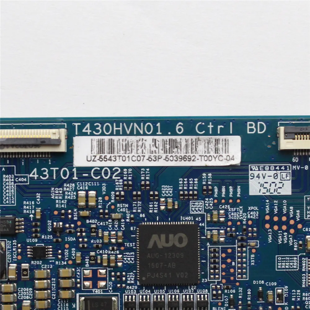 Tcon Board T430HVN01.6 CTRL BD 43T01-C02 for TV UN43J5200AF LCD Controller Board Unit T430HVN01.6 43T01-C02 Free Shipping