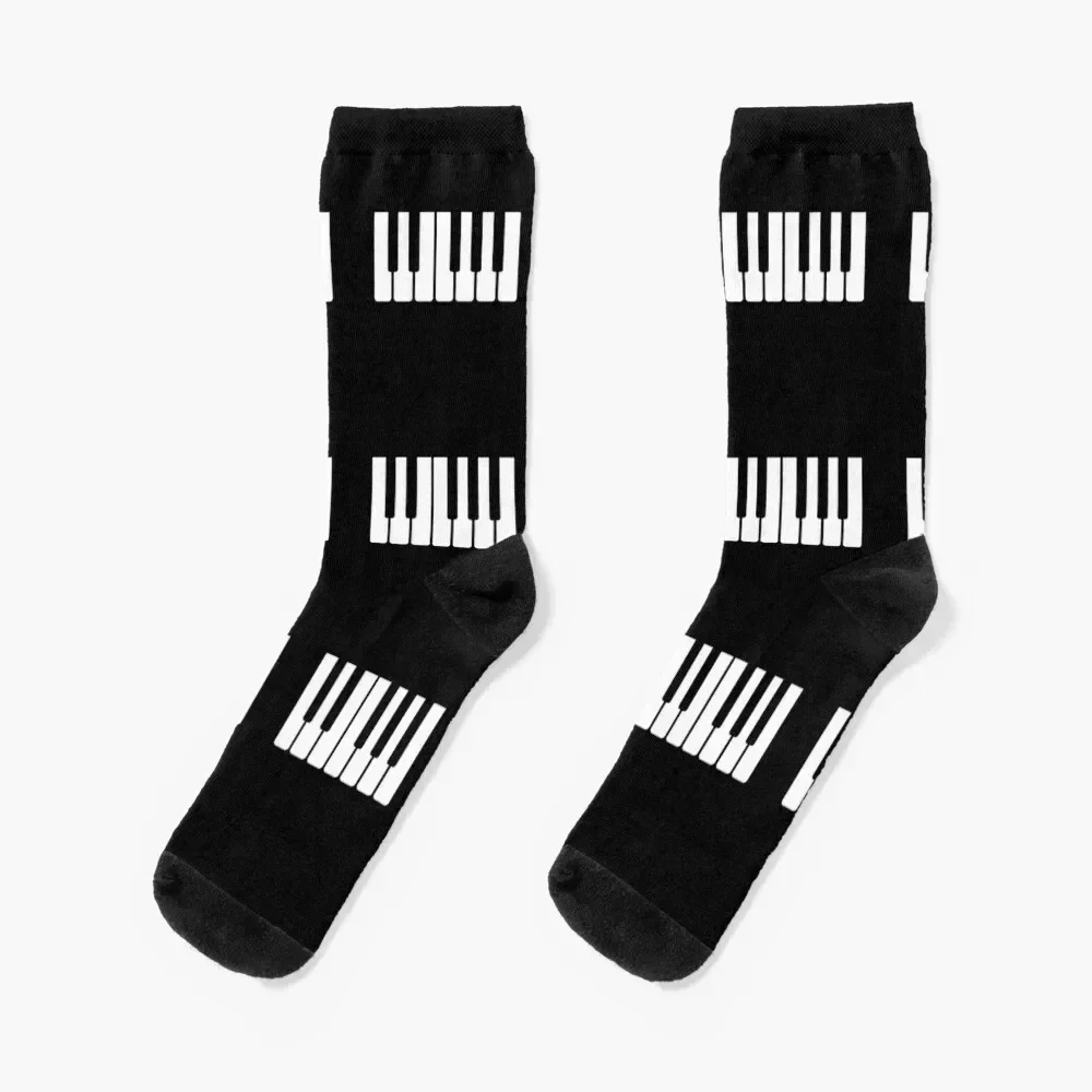 

Piano / Piano - Keys Socks Stockings compression winter thermal Woman Socks Men's