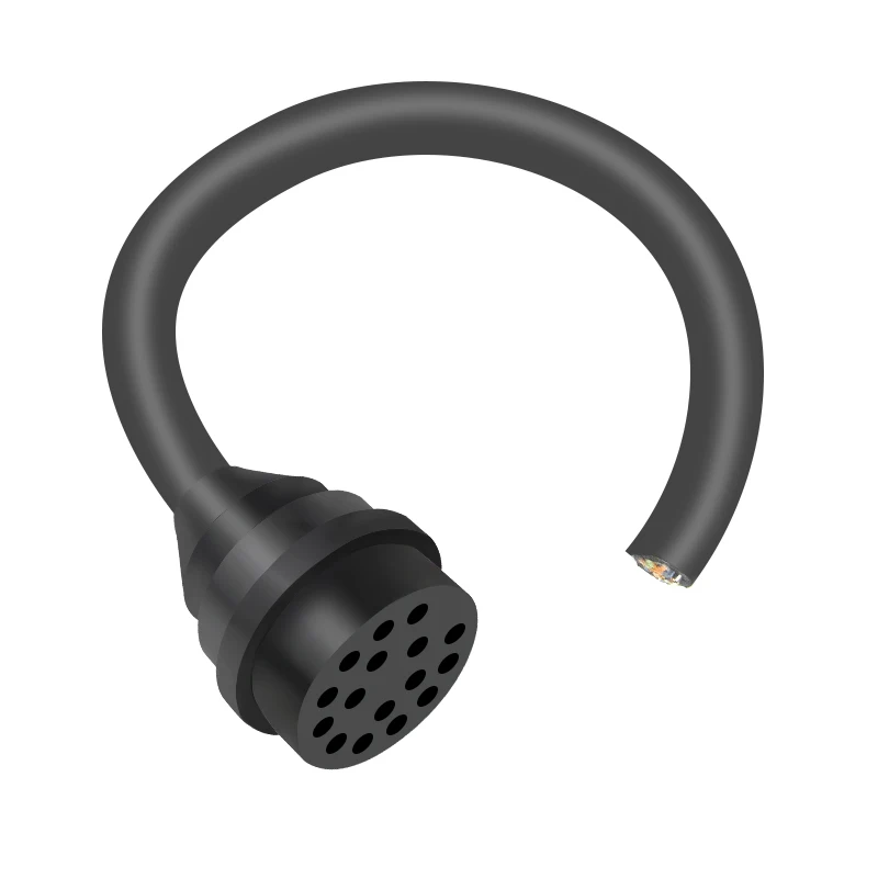 IL16F Underwater Connector 16 Pin  Inline P68 Underwater Wet-mateable MacArtney SubConn  Seaconn Compatible Connector