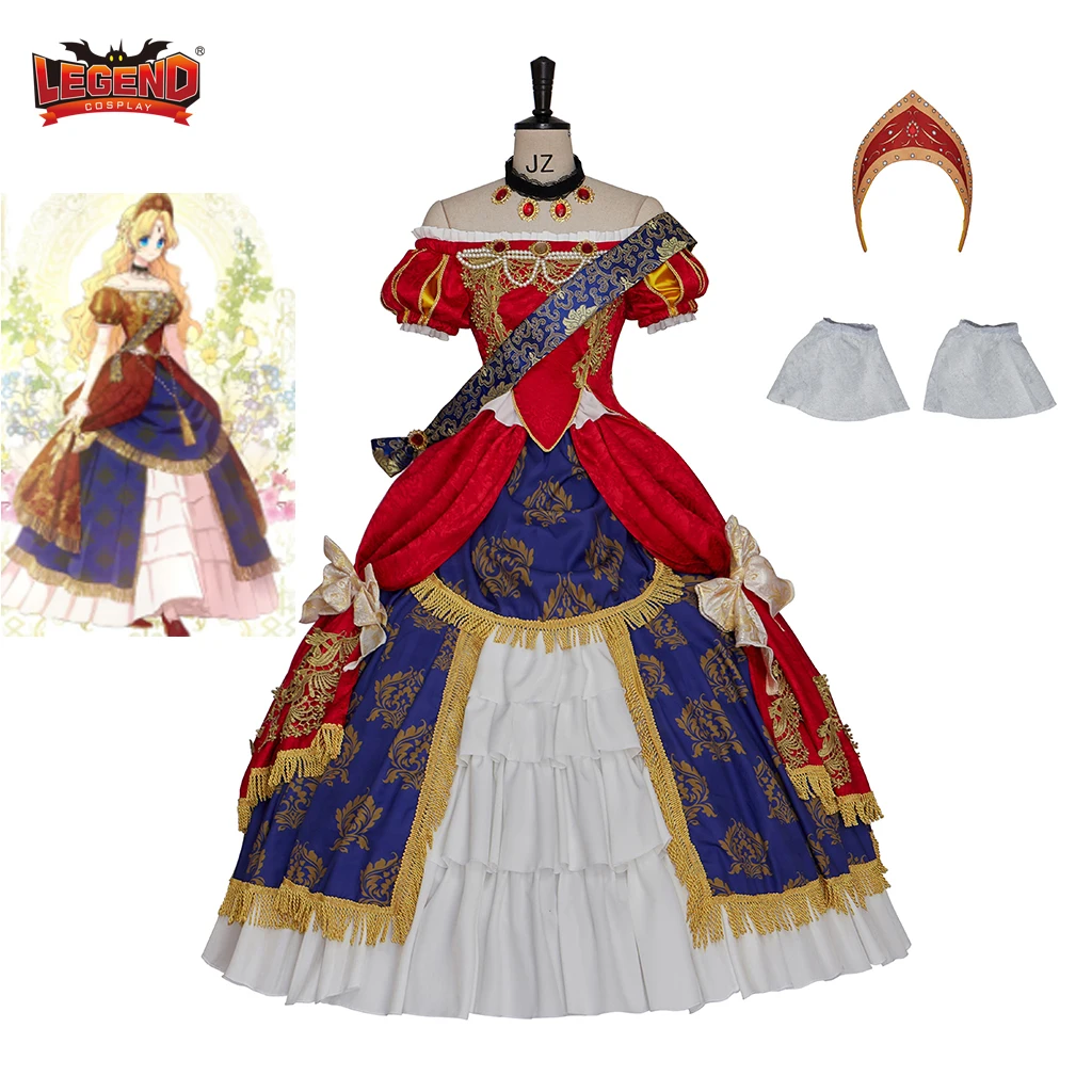 Who Made Me A Princess Cosplay Costume Royal Court Queen Princess Athanasia Cosplay Dress Fantasy Ball Gown Wedding Dress Adult