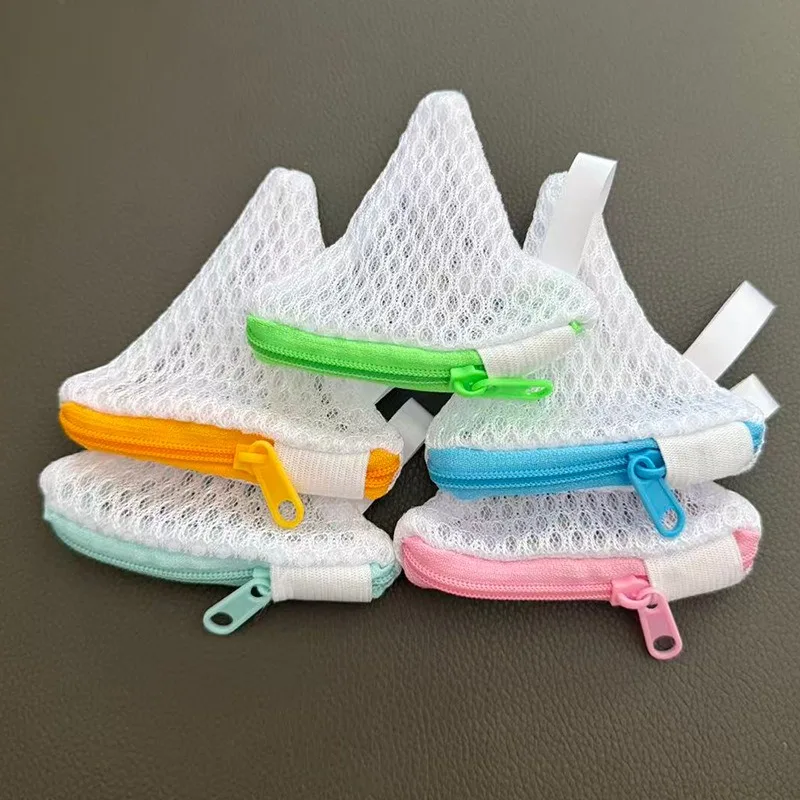Laundry Pod Mesh Bag with Zipper Reusable Washing Machine Pouch for Detergent Pods Scent Beads Washable Delicates Bag Items view 3