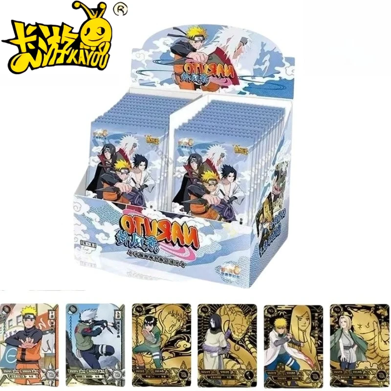 

Подлинная коллекционная карточная игра KAYOU NARUTO TCG, полная коробка, глава всех коллекций, герметичная колода аниме, подарок для детской коллекции