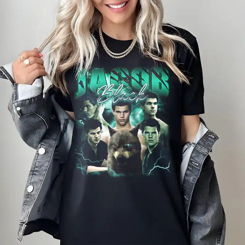 JACOB BLACK T-Shirt, Edward Cullen Shirt, Robert Pattinson TShirt, Team Jacob T-Shirt, Team Edward Shirt, Edward Cullen