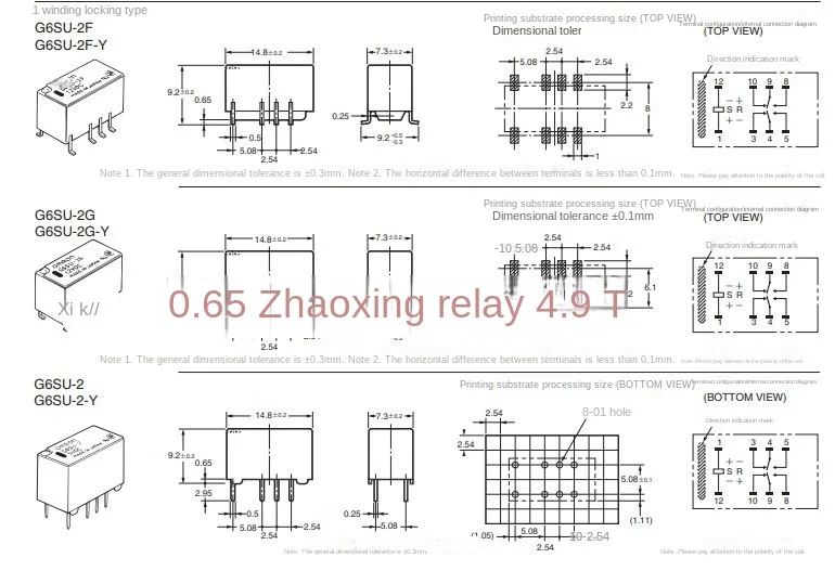Relé aberto e fechado, 2a, 8 pés