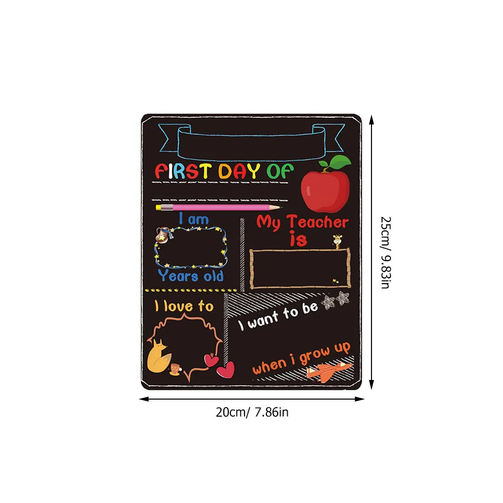 Double Sided Blackboard Space Saving Small Chalkboard for Home Office Study Room Message Board Educational Decoration Tool Easy