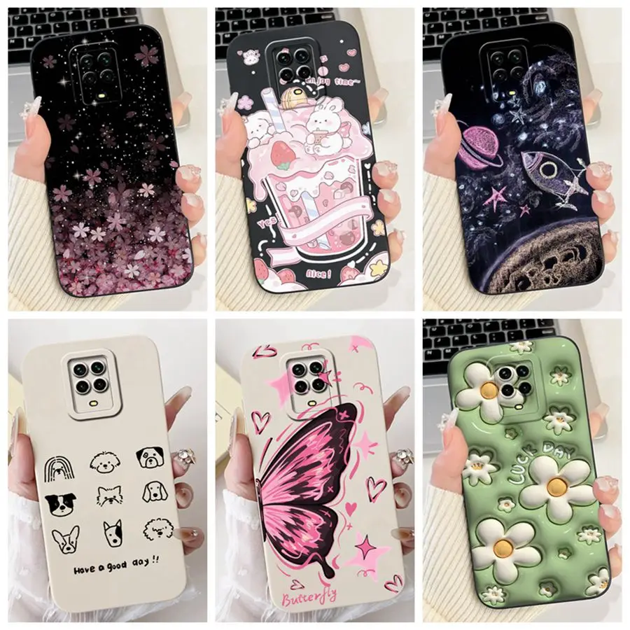 Funda de teléfono para Xiaomi Redmi Note 9 Pro, nueva carcasa protectora de silicona suave para Redmi Note 9 Pro Max Note9 Note 9S