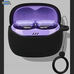 Case for JBL Tune Buds 2 Protective Earphone Cover Ring Anti-fall Soft Silicone Wireless Bluetooth Earbuds Shell Carrying