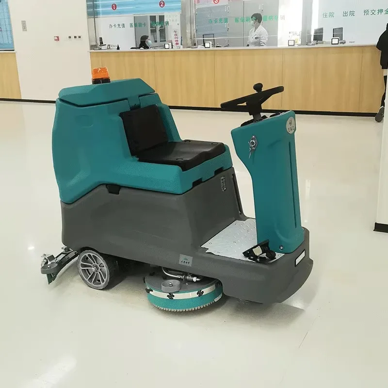 أفضل سعر DM-760 آلة تنظيف الأرضيات الكهربائية الصناعية حالة جديدة مع شعار مخصص لتنظيف أرضية مواقف السيارات