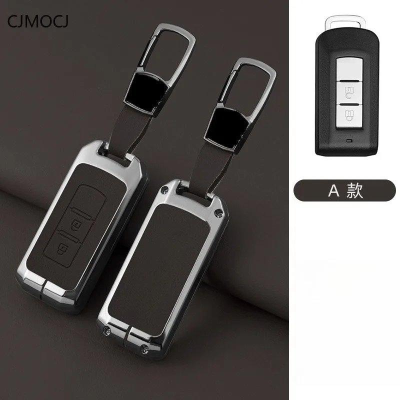 

Premium Zinc Alloy Key Cover Case for Mitsubishi Outlander/Eclipse Cross/ASX/Lancer - Protective Key Fob Shell Keybag Keychain