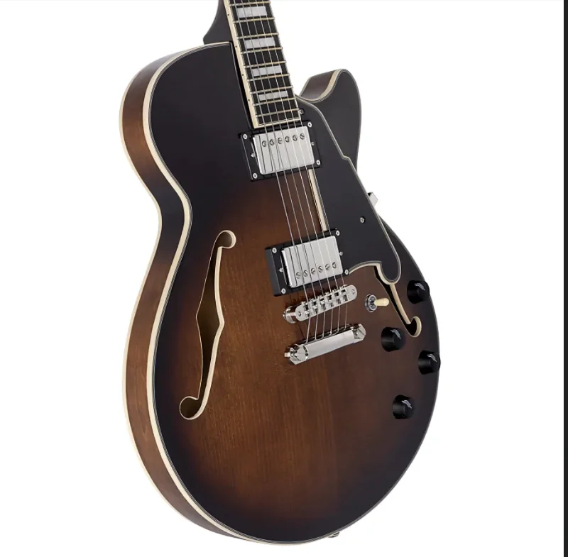 

Premier Semi-Hollow Single-Cut Brown Burst