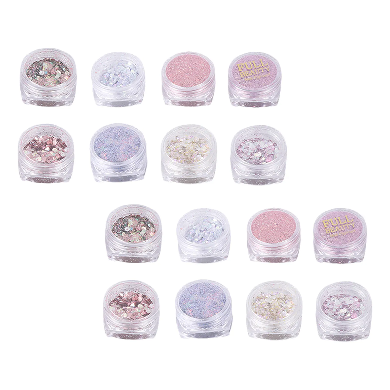 

16 шт. блесток для ногтей, голографические конфетти, эффект чешуи русалки, для рукоделия, косметики, блестки для тела