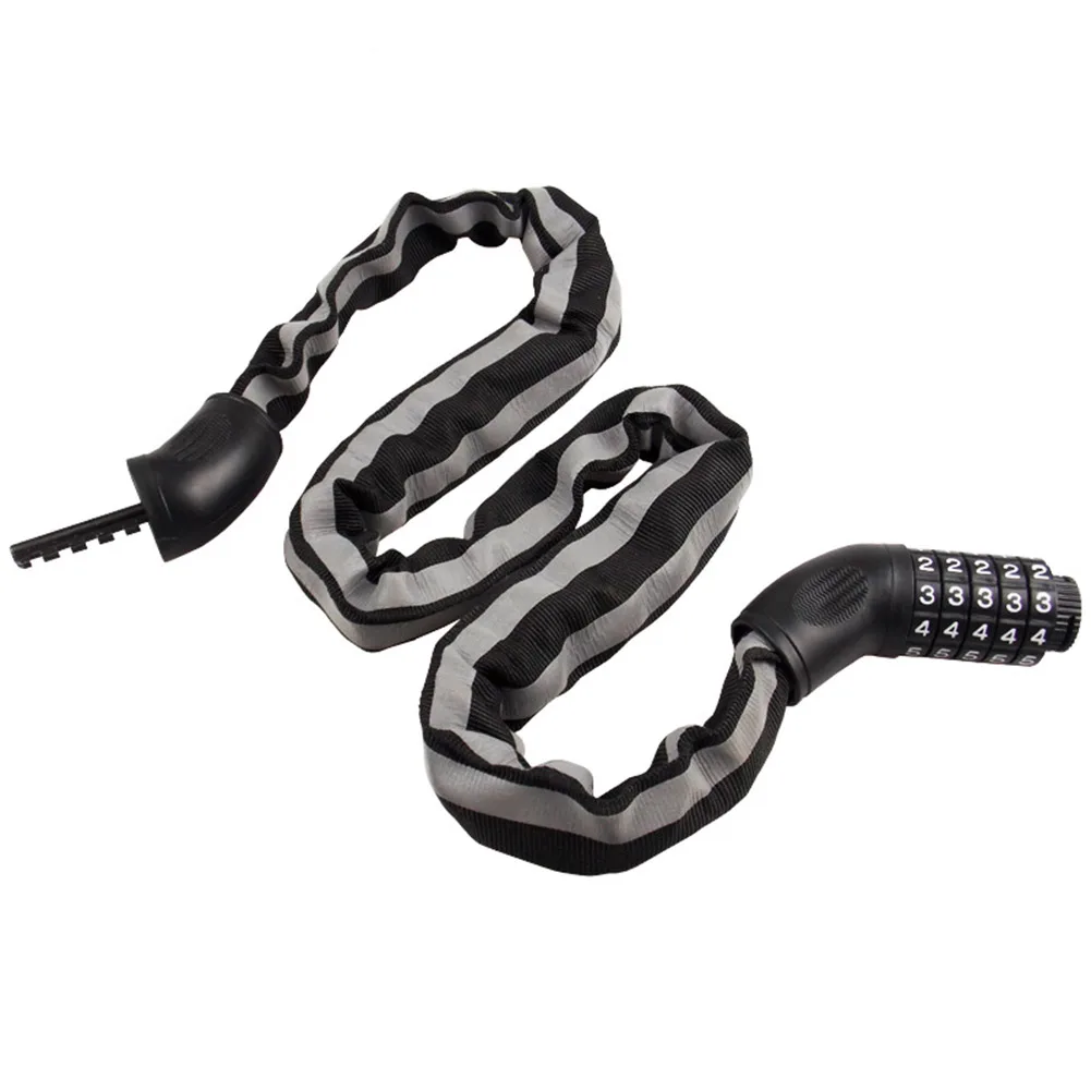 Bike Lock Security Anti-theft Bicycle Chain Lock Open With Password Chain Locks No Keys Required