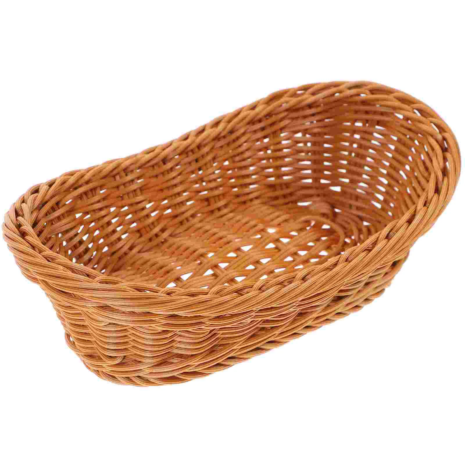 Woven Basket Safe Dessert Fruit Storage Mexican Candy Creative Fruits Snacks Plastic Party Wear-resistant Bread