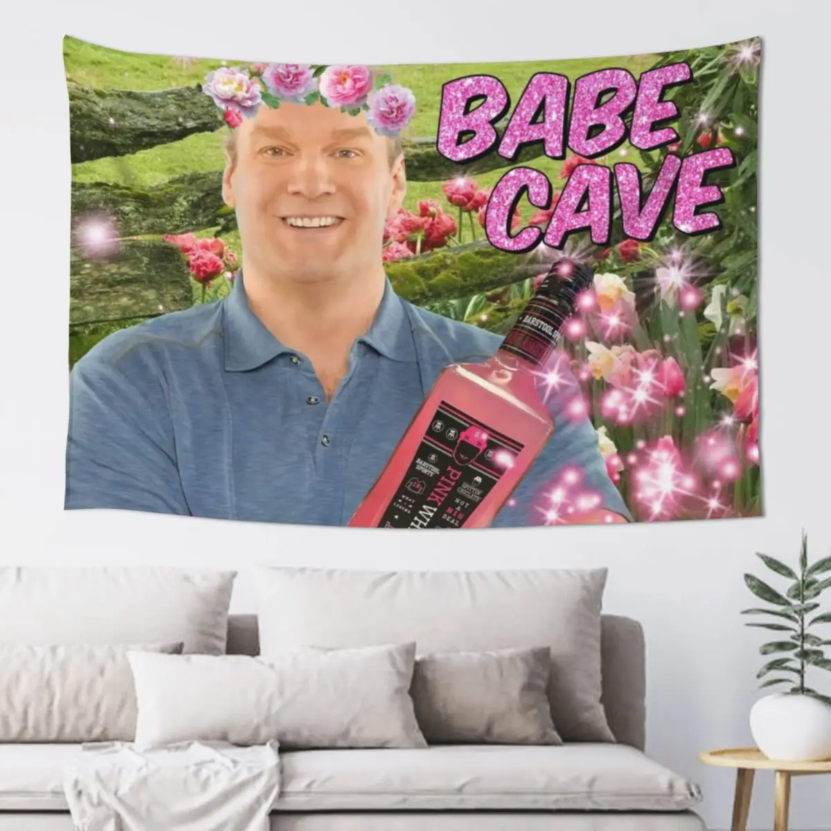 

Bob Babe Cave Garden Party Tapestry Wall Hanging Wall Tapete For The Wall Tapestry
