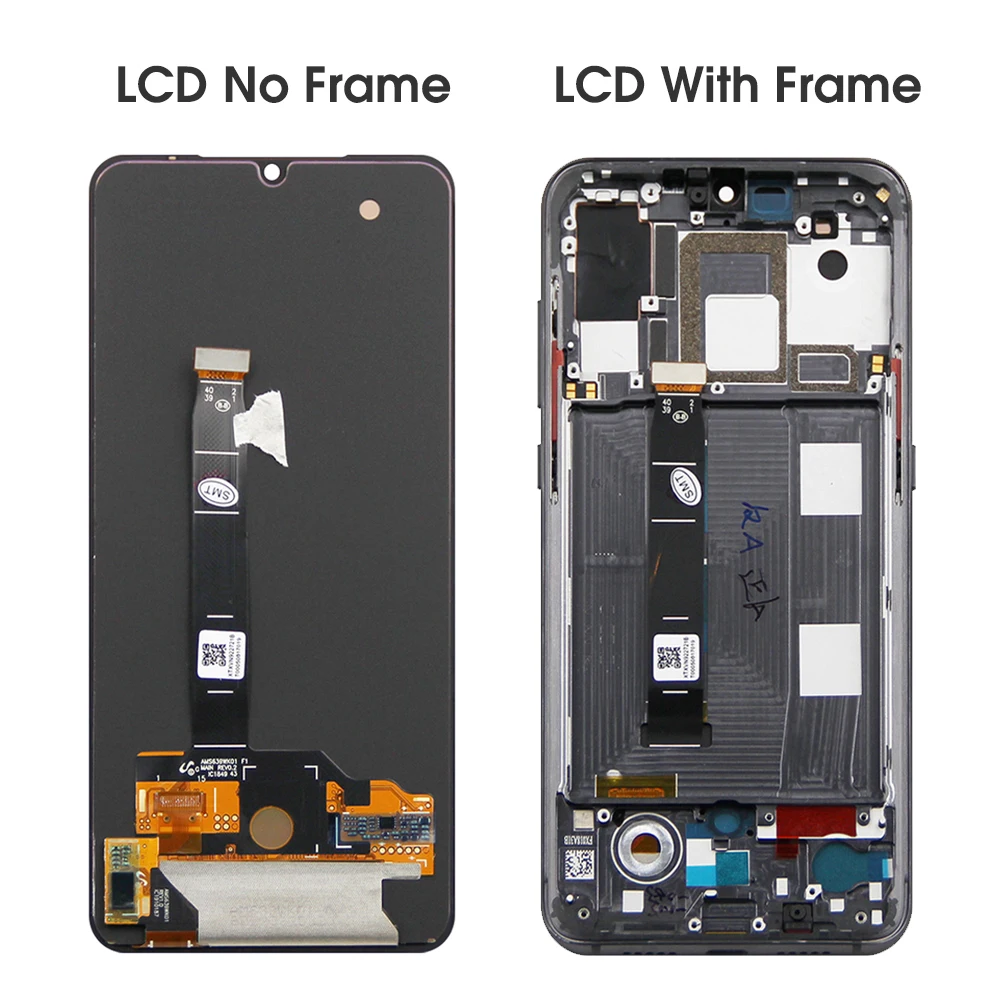 6.39\'\' Super Amoled Mi9 Screen for Xiaomi Mi 9 Lcd display With Touch Screen Digitizer Assembly For Xiaomi9 M1902F1G Lcds