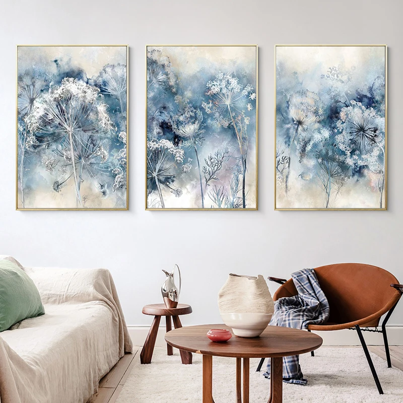 GATYZTORY Dandelion DIY 3PCS paints by numbers Scenery gift home goods DIY 40x50cm handpainted painting on canvas