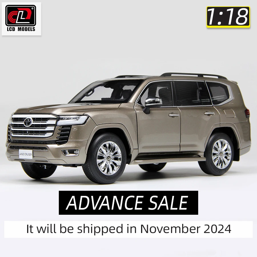 Pre-sale! LCD 1/18 scale Toyota Land Cruiser LC300 ZX SUV Metal car model Static display collection holiday gifts